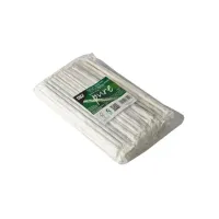 PAPSTAR Pure Drinkrietje papier per stuk verpakt Gestreept assorti (pak 100 stuks)