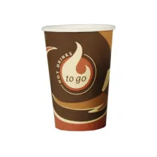 PAPSTAR To Go Drinkbeker Karton 300 ml Bruin (pak 50 stuks) PAPSTAR To Go Drinkbeker Karton 300 ml Bruin (pak 50 stuks)
