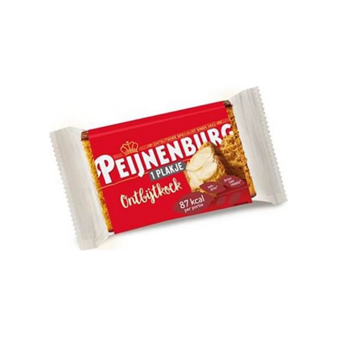 PEIJNENBURG Ontbijtkoek plak 28gr natural 4-pack (doos 100 stuks) PEIJNENBURG Ontbijtkoek plak 28gr natural 4-pack (doos 100 stuks)