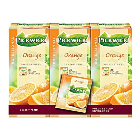 PICKWICK Professional Orange Theezakjes 38 g (pak 75 stuks)