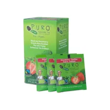 PURO Fairtrade Theezakjes Aardbei (doos 6 x 25 stuks)