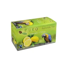 PURO Fairtrade Theezakjes Citroen (doos 6 x 25 stuks)