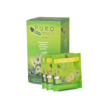 PURO Fairtrade Theezakjes Organic Kamille (doos 6 x 25 stuks)