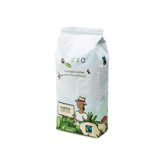 PURO Fuerte Espresso Koffiebonen Fairtrade (doos 9 kilogram)