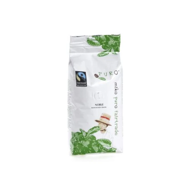 PURO Noble Koffiebonen Fairtrade (pak 1 kilogram) PURO Noble Koffiebonen Fairtrade (pak 1 kilogram)