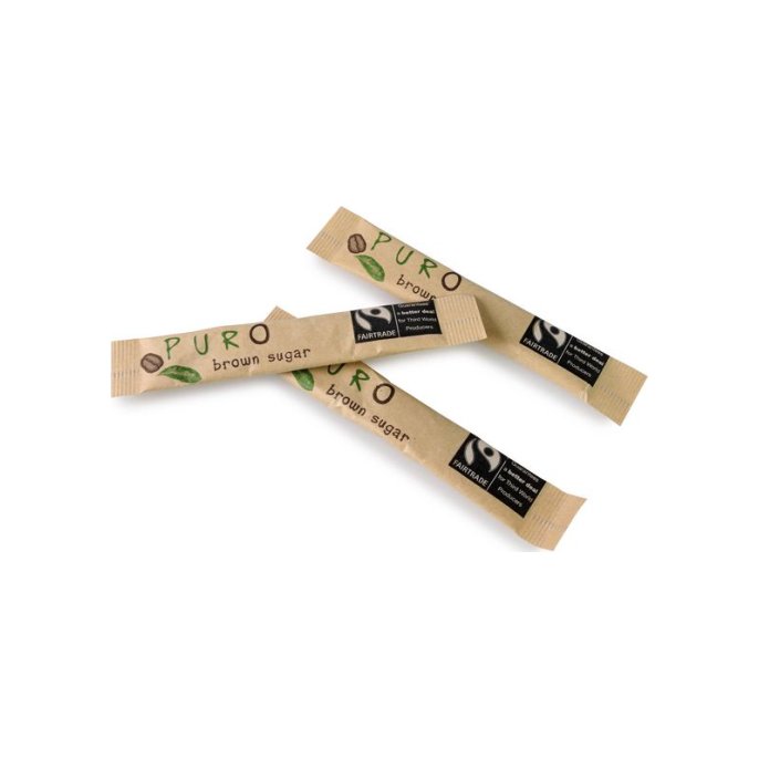 PURO Rietsuikersticks (doos 1000 stuks) PURO Rietsuikersticks (doos 1000 stuks)