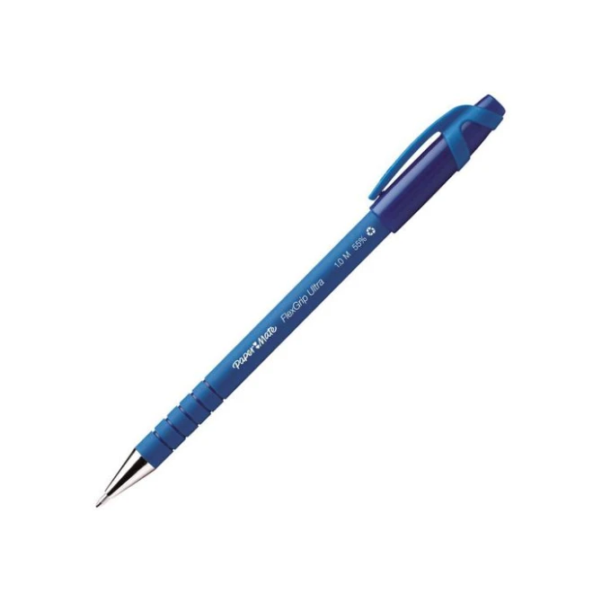 Paper Mate Balpen Flexgrip Ultra stick 1.0 mm. blauw Paper Mate Balpen Flexgrip Ultra stick 1.0 mm. blauw