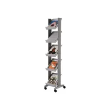 Paperflow Mobiele brochurestandaard H 165 x b 35 x d 382 cm Paperflow Mobiele brochurestandaard H 165 x b 35 x d 382 cm