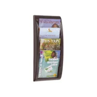 Paperflow Wand folderrek A4 staand 4 vakken h 65 x b 29 x d 95 cm zwart Paperflow Wand folderrek A4 staand 4 vakken h 65 x b 29 x d 95 cm zwart