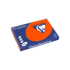 Clairefontaine gekleurd papier A3 120g kardinaalrood (250 vel) Clairefontaine gekleurd papier A3 120g kardinaalrood (250 vel)