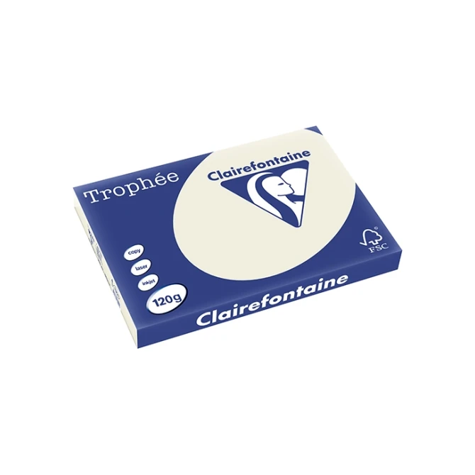Papier CF A3 120g parelgrijs/pk250v