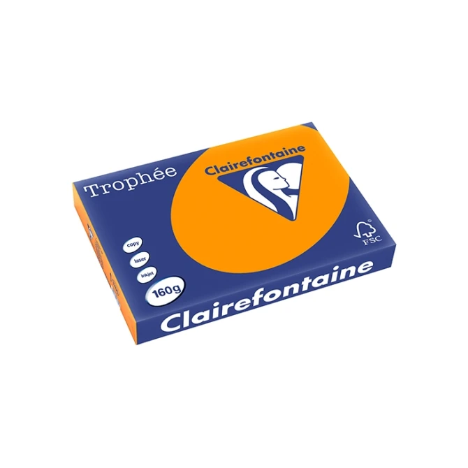 Papier CF A3 160g fel oranje/pk250v
