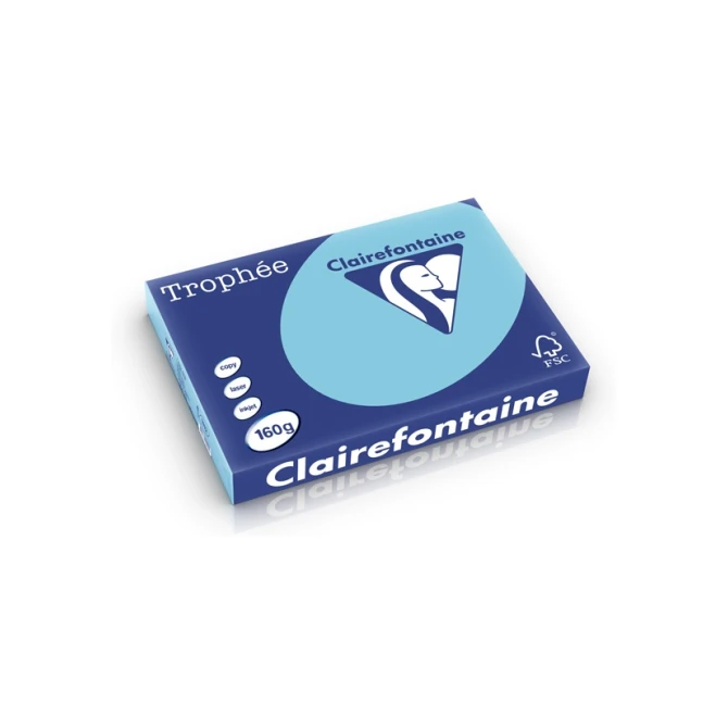 Papier CF A3 160g helblauw/pk250v