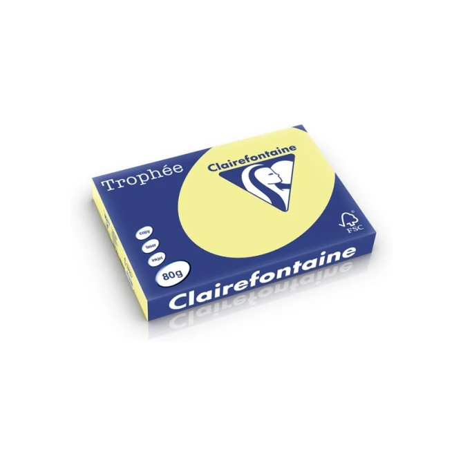 Papier CF A3 80g citroengeel (50 stuks)0v