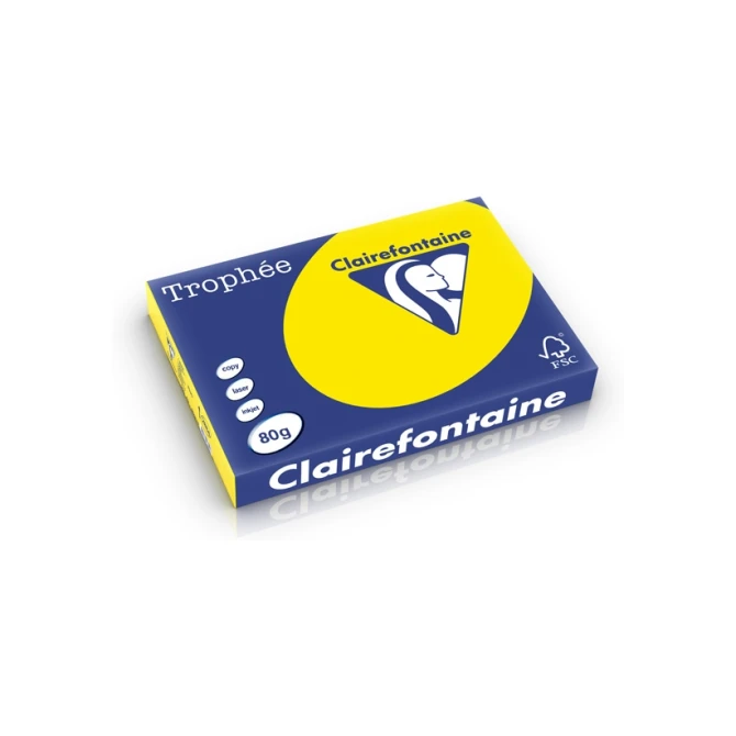Papier CF A3 80g fluor geel (50 stuks)0v