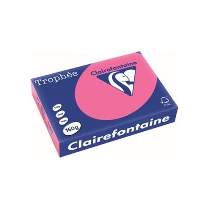 Clairefontaine Papier CF A3 80g fuchsia/pk500v (1 pak x 500 vellen)