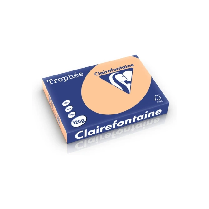 Papier CF A4 120g abrikoos/pk250v