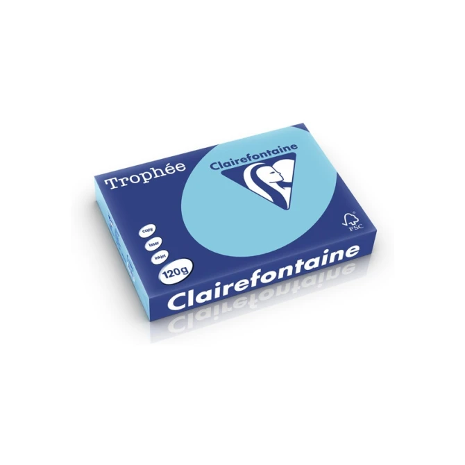 Papier CF A4 120g helblauw/pk250v
