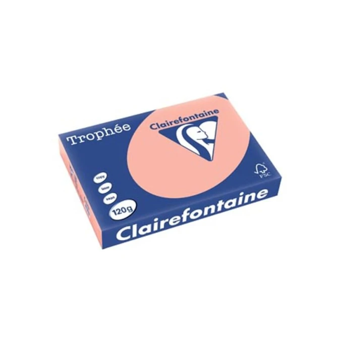 Papier CF A4 120g perzik abr/pk250v Papier CF A4 120g perzik abr/pk250v