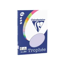 Clairefontaine gekleurd papier A4 160g lila (50 vel) Clairefontaine gekleurd papier A4 160g lila (50 vel)