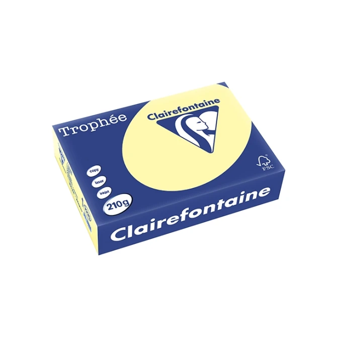 Papier CF A4 210g geel/pk250v