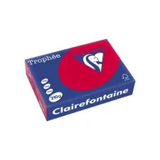 Clairefontaine gekleurd papier A4 210g kersenrood (250 vel) Clairefontaine gekleurd papier A4 210g kersenrood (250 vel)