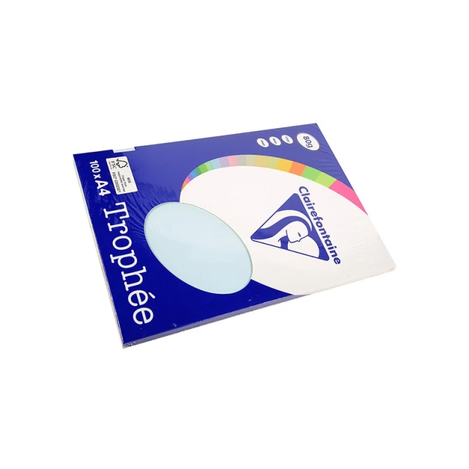 Papier CF A4 80g azuurblauw (100 vel)