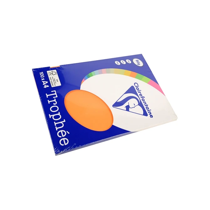 Papier CF A4 80g oranje (100 vel)