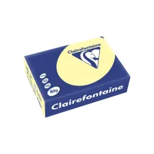 Clairefontaine gekleurd papier A5 80g geel (500 vel) Clairefontaine gekleurd papier A5 80g geel (500 vel)