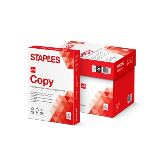 STAPLES Papier Copy A4 80grams / 5x500vel