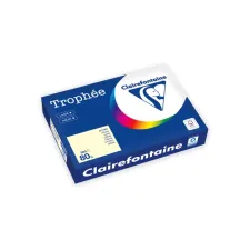 Clairefontaine Trophée Gekleurd Papier A4 80 g/m² Creme (pak 500 vel)