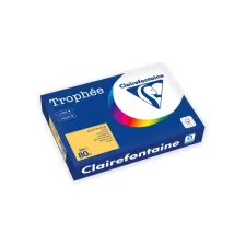 Clairefontaine Trophée Gekleurd Papier A4 80 g/m² diep geel (pak 500 vel)