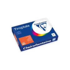 Clairefontaine Trophée Gekleurd Papier A4 80 g/m² Oranje (pak 500 vel)