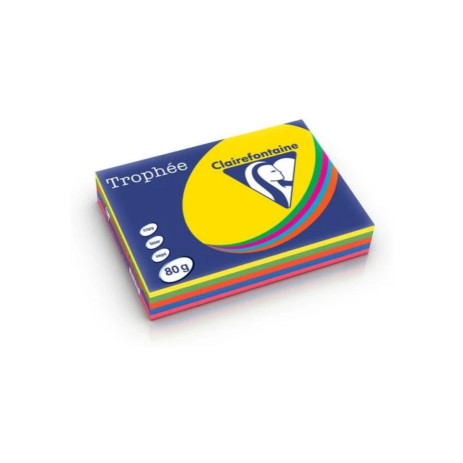 Papier Trophée A4 80g pastel ass/pk500v Papier Trophée A4 80g pastel ass/pk500v