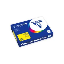 Clairefontaine Trophée Gekleurd Papier A4 80 g/m² zonne geel (pak 500 vel)