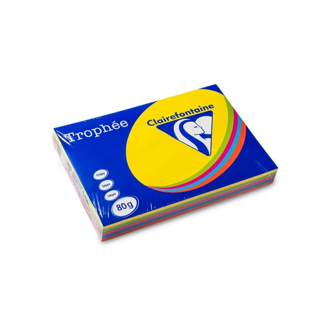 Papier Trophee A3 80g rz/gl/or/gr/b/500v