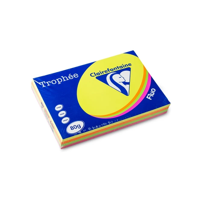 Papier Trophee A3 80g rz/gl/or/gr/pk500v