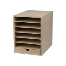 Creotime Papier opslag unit. A4 210x297 mm. diepte 32 cm MDF