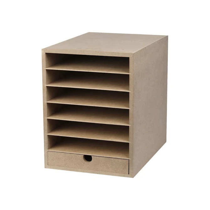 Creotime Papier opslag unit. A4 210x297 mm. diepte 32 cm MDF