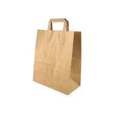 Papieren Draagtas Kraft L 36 cm Bruin