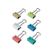 Papierklem Maul 19mm ass (12 stuks)