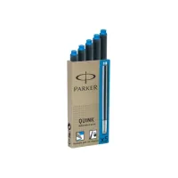 PARKER Quink Vulpen Inktpatroon Uitwasbaar Blauw (pak 5 stuks) PARKER Quink Vulpen Inktpatroon Uitwasbaar Blauw (pak 5 stuks)