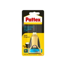 Pattex Gold Original Secondelijm Flesje Transparant (fles 3 gram) Pattex Gold Original Secondelijm Flesje Transparant (fles 3 gram)
