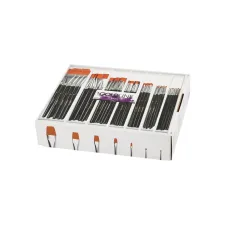 Creotime Penseel Gold Line plat assorti/pk30 (doos 84 stuks) Creotime Penseel Gold Line plat assorti/pk30 (doos 84 stuks)