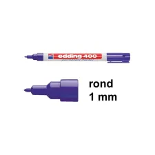 EDDING 400 Permanent marker 1mm violet (10 stuks) EDDING 400 Permanent marker 1mm violet (10 stuks)