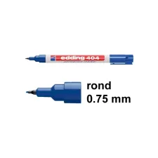 EDDING 404 permanent Marker 0.75mm blauw (10 stuks) EDDING 404 permanent Marker 0.75mm blauw (10 stuks)