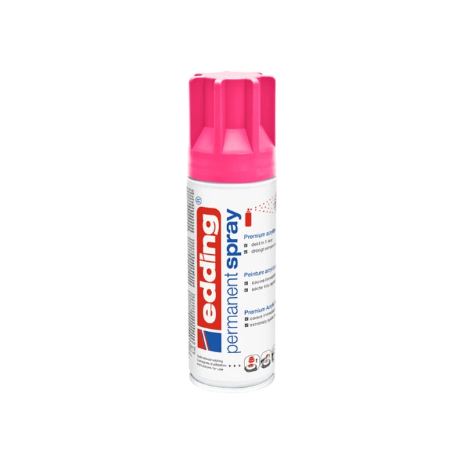 Perm spray EDDING 5200 mat neo roze