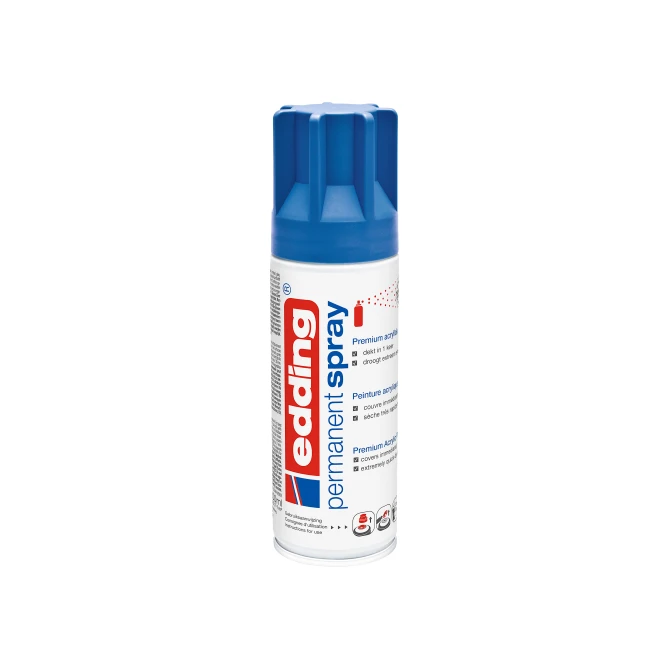 EDDING 5200 Verf spray gentiaan blauw (6 stuks)