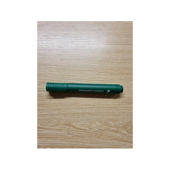 Permanente Marker. Ronde Punt. 1 - 5 mm. Groen (pak 10 stuks)