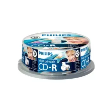 Philips CD-R Recordable Spindle printable (doos 15 x 25 stuks)